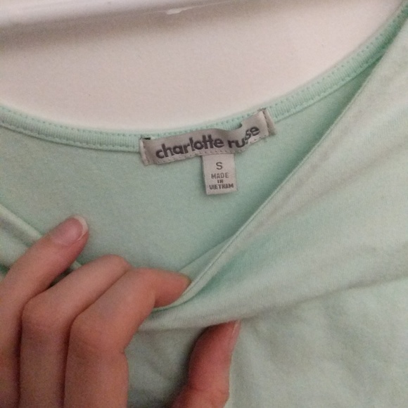 Mini Light Blue/Green Dress - Picture 2 of 3